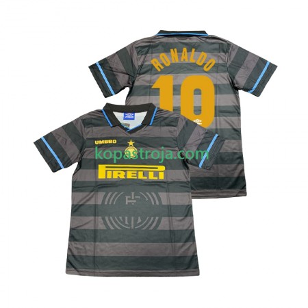 Billiga Fotbollströjor Inter Milan Ronaldo 10 Retro Tredje tröja 1997 1998 Kortärmad